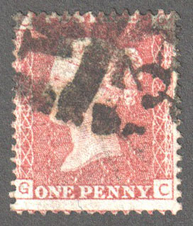 Great Britain Scott 33 Used Plate 187 - GC - Click Image to Close